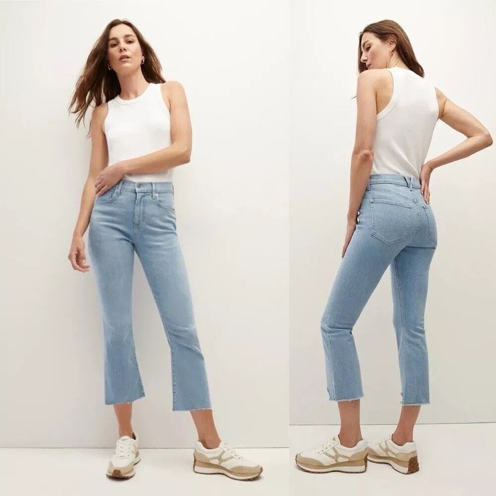 Veronica Beard: Carly Kick Flare High-Rise Jeans